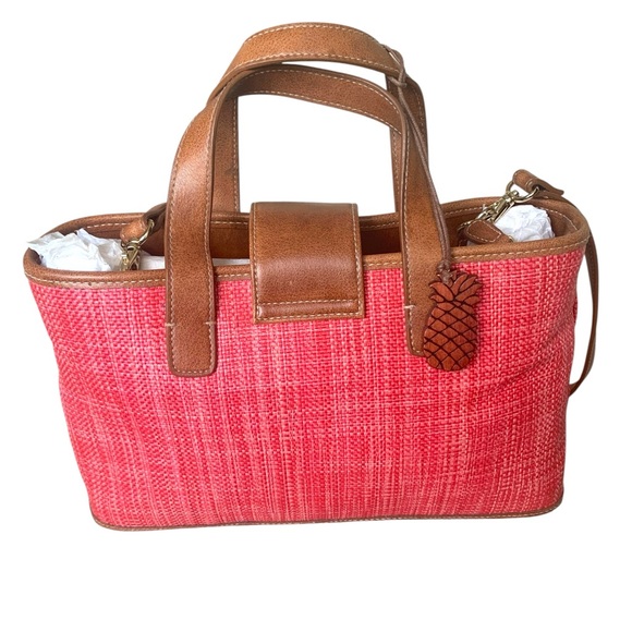 NWT Liz Claiborne Crossbody Tote Bag Pink - Picture 2 of 13